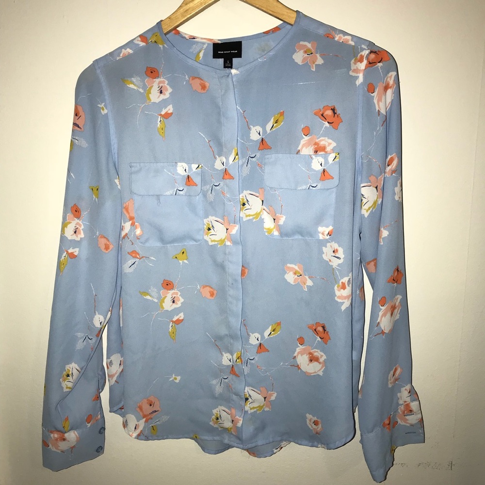 Flower work shirt